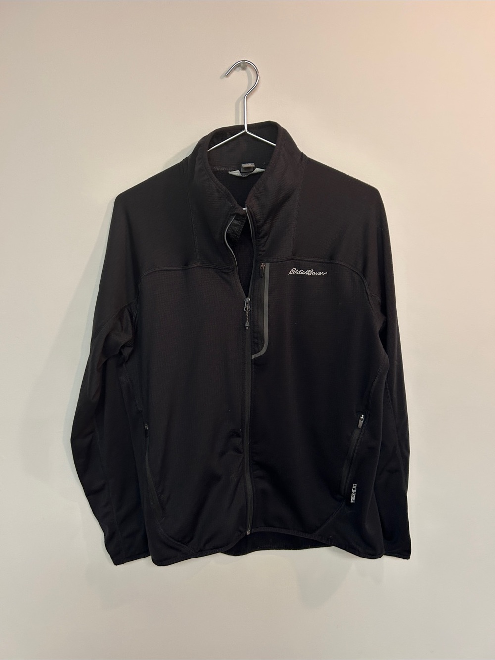 Eddie Bauer Black Full-Zip Performance Jacket